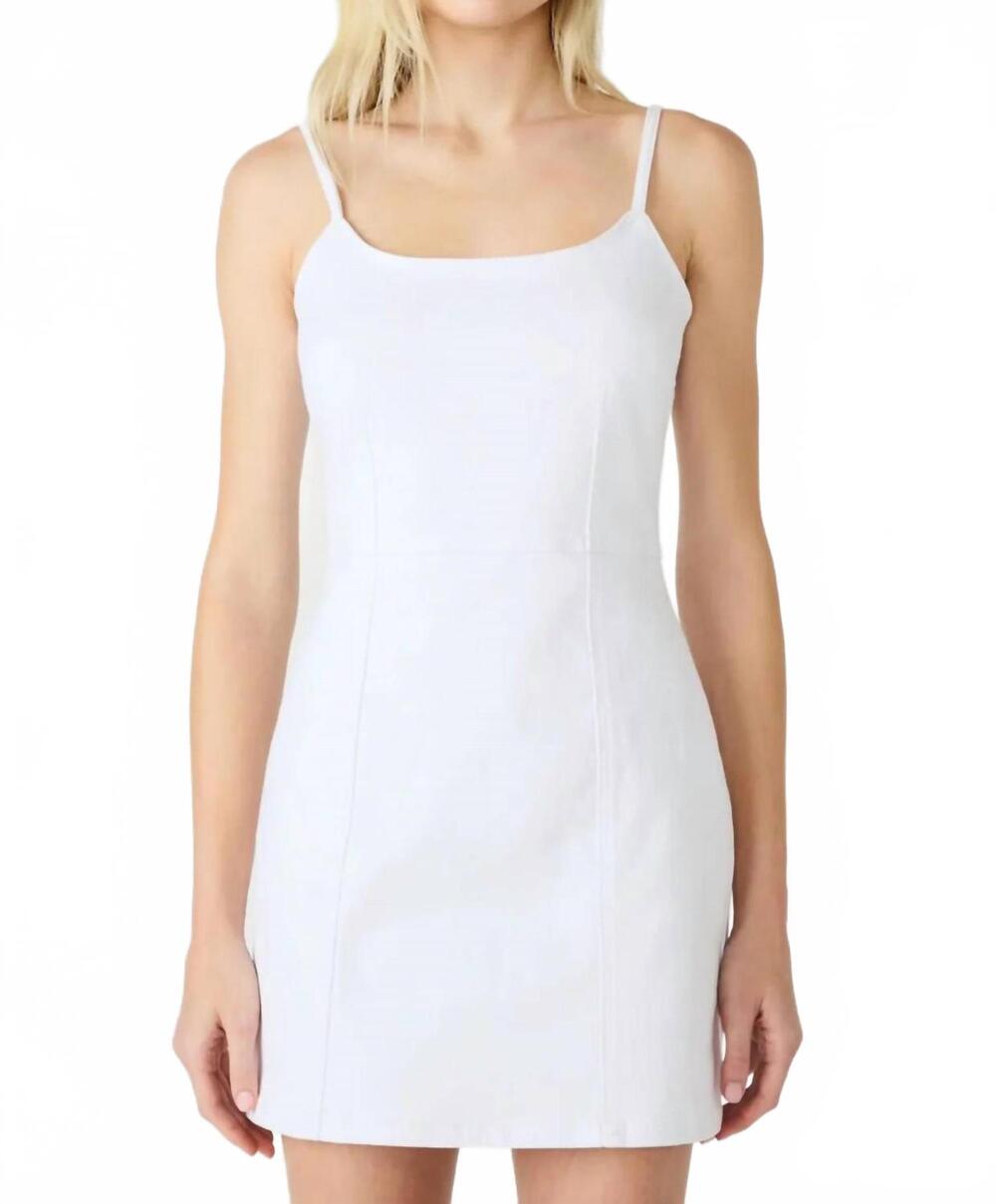 NEW STEVE MADDEN gisella dress in white